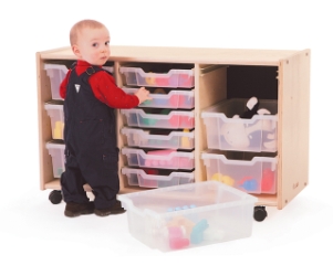 Sliding Tray Storage – Toddler Height