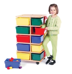 Four-Sided Bin Storage