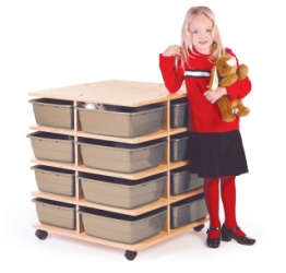Four-Sided Bin Storage