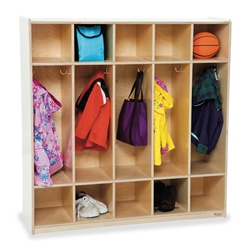 Five-Section Locker