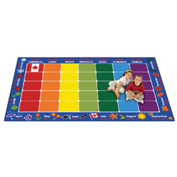 French Calendar Rug